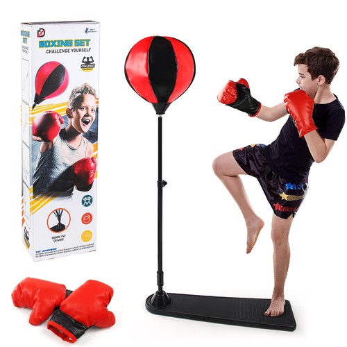 Punch bag ball mitts - bag, gloves