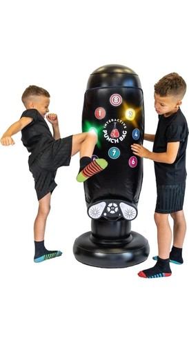 Rainbow interactive punch bag - interactive,